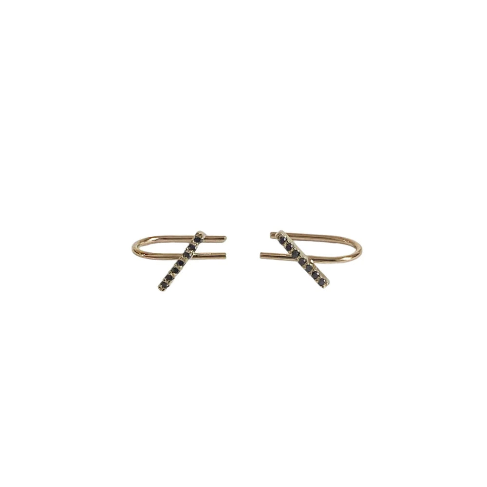 Horizon Mini Thread Earring by Labulgara - At Present Jewelry