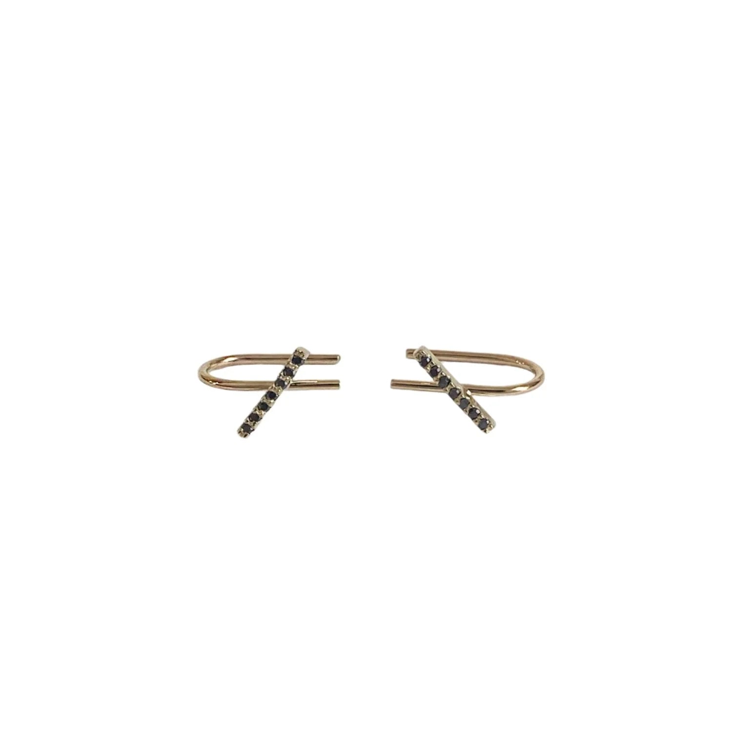 Horizon Mini Thread Earring by Labulgara - At Present Jewelry