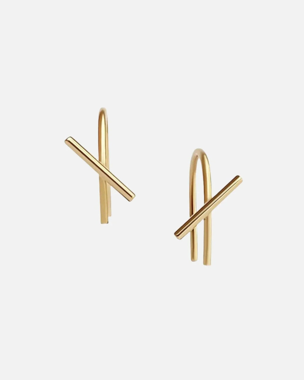 Solid Horizon Mini Thread Earring by Labulgara - At Present Jewelry