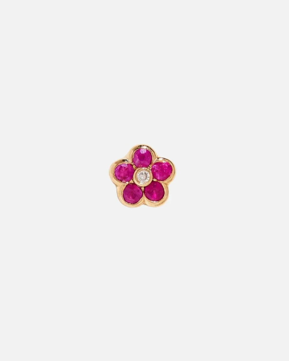 Bezel Flower Stud by Pamela Love - At Present Jewelry