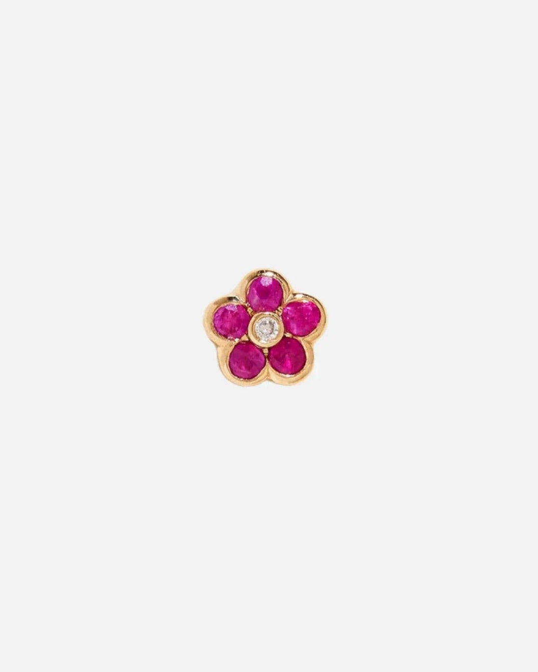 Bezel Flower Stud by Pamela Love - At Present Jewelry