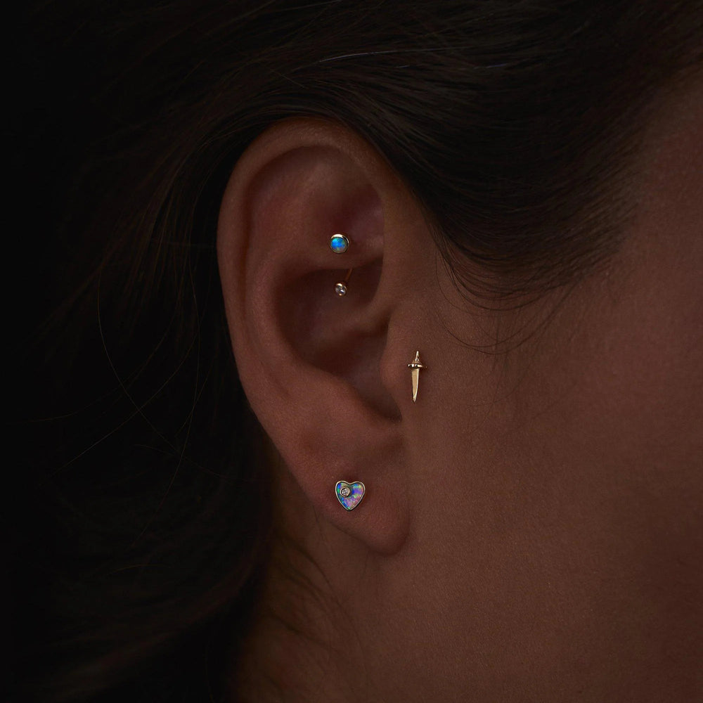 Pearl Gravitation Hook by Pamela Love - At Present Jewelry