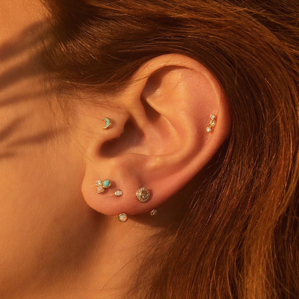 Diamond Gravitation Hook by Pamela Love - At Present Jewelry