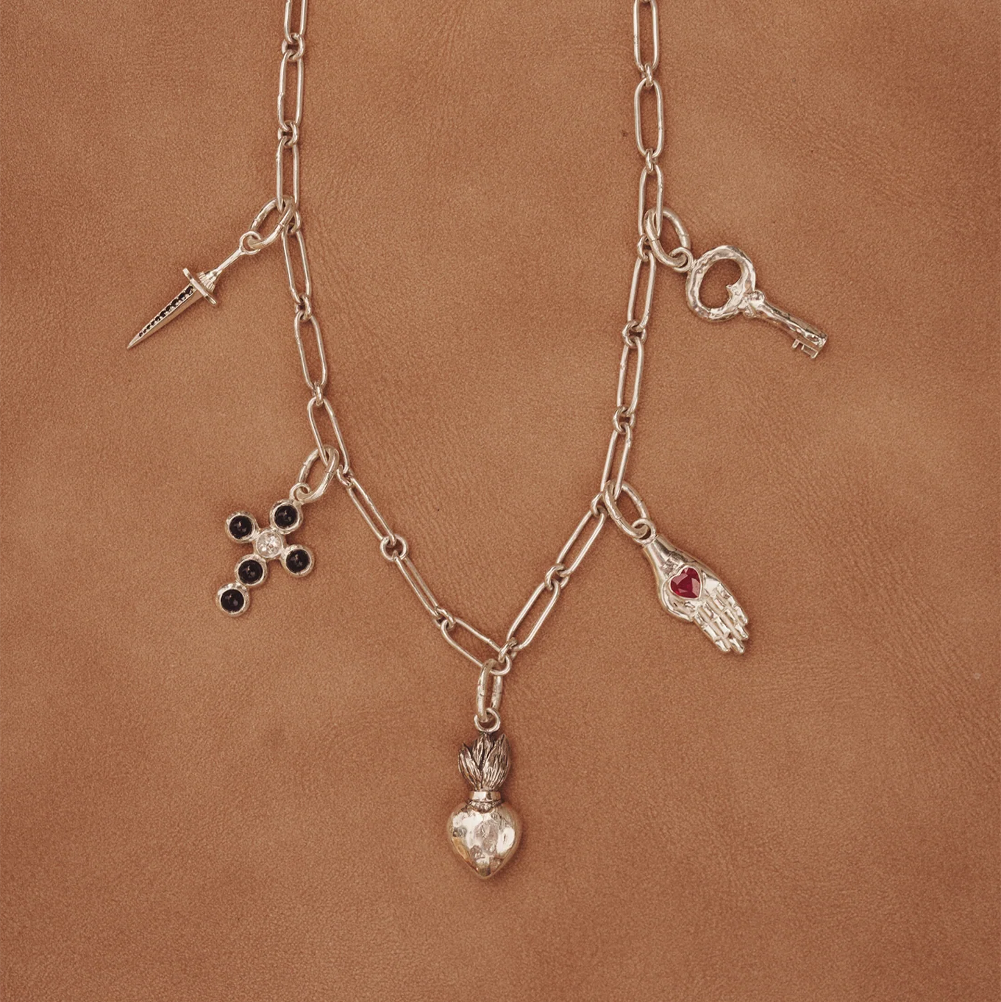 Dagger Charm, Silver by Pamela Love - At Present Jewelry