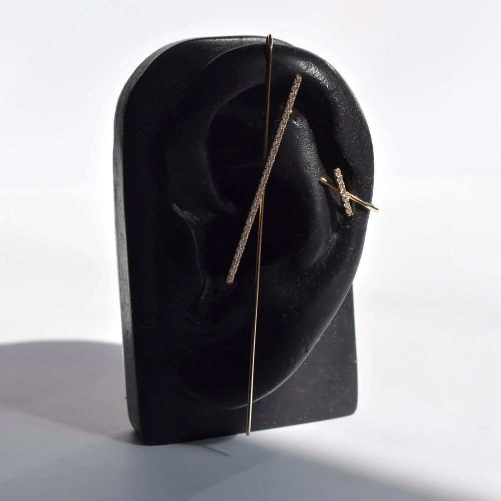 Night Horizon Needle Earring by Labulgara - At Present Jewelry