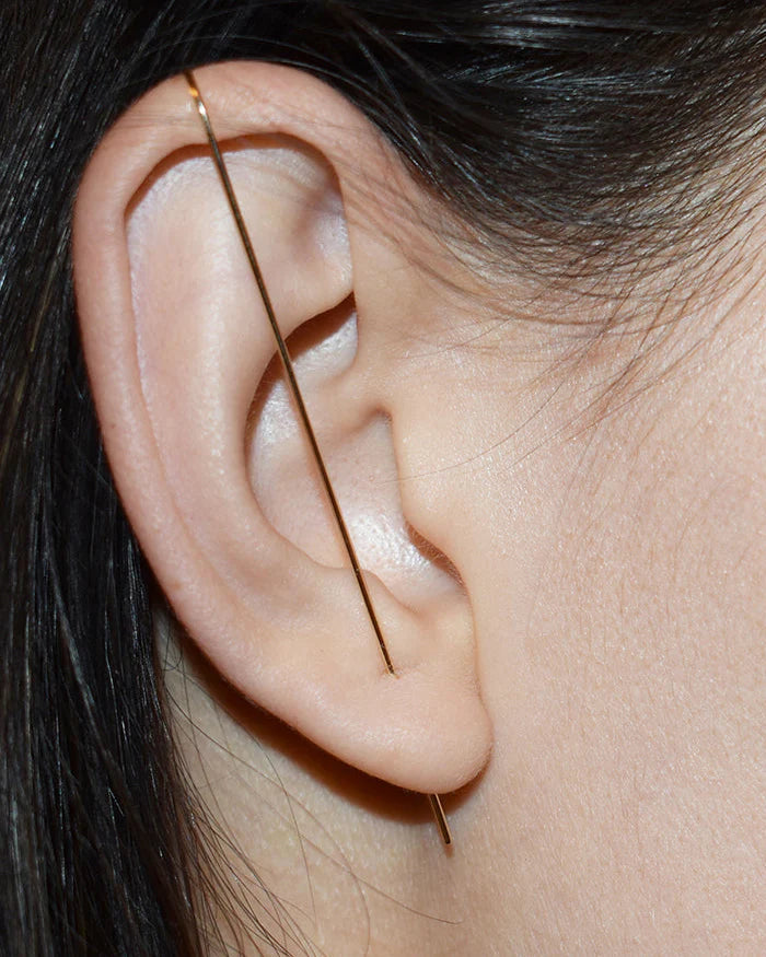 Mona Lisa Needle Earring by Labulgara - At Present Jewelry