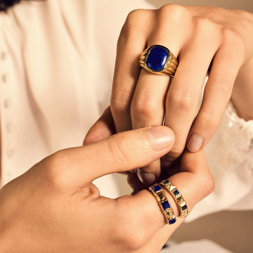 Stone Pyramid Band by Pamela Love - At Present Jewelry