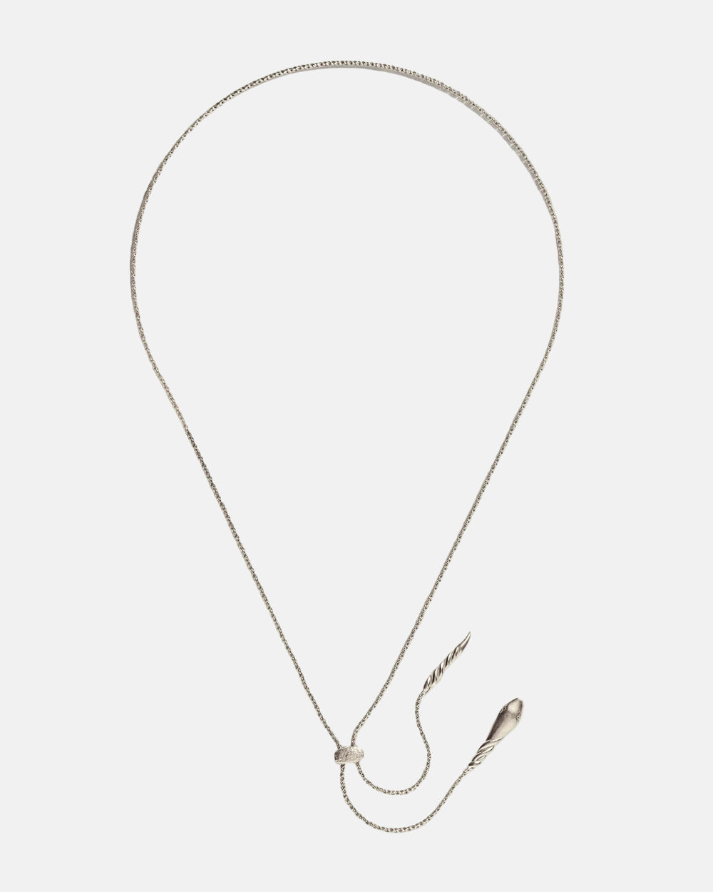 Ariadne Lariat, Silver by Pamela Love - At Present Jewelry