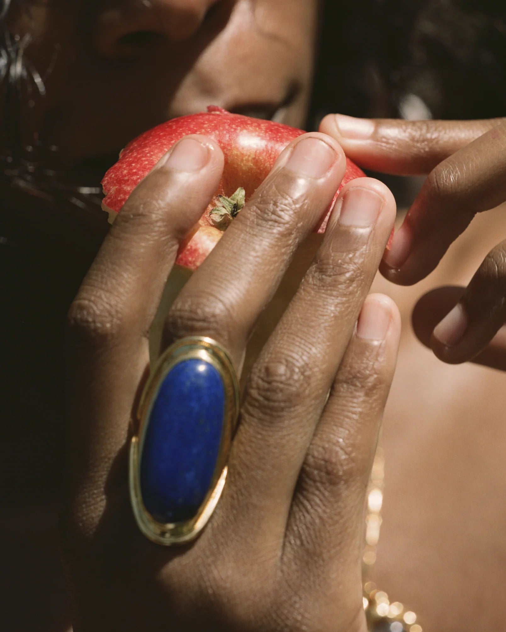 Mood Ring, Lapis by Pamela Love - At Present Jewelry