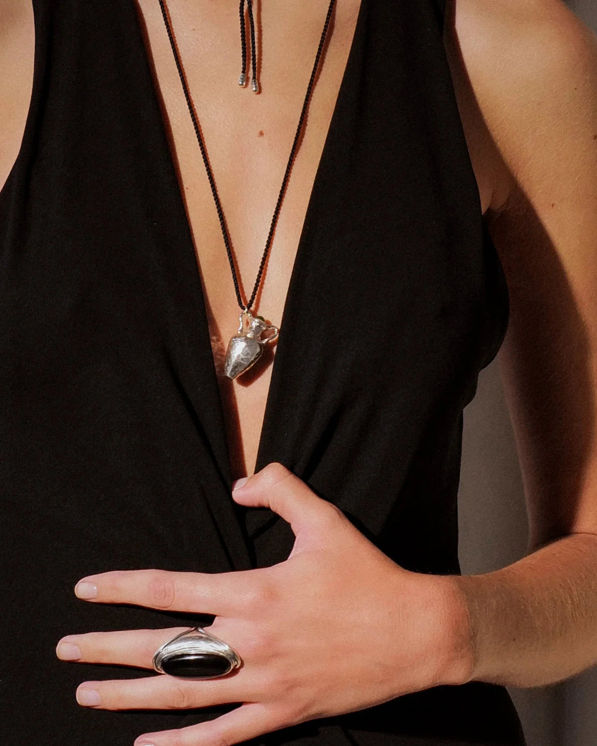 Mood Ring, Smoky Quartz by Pamela Love - At Present Jewelry