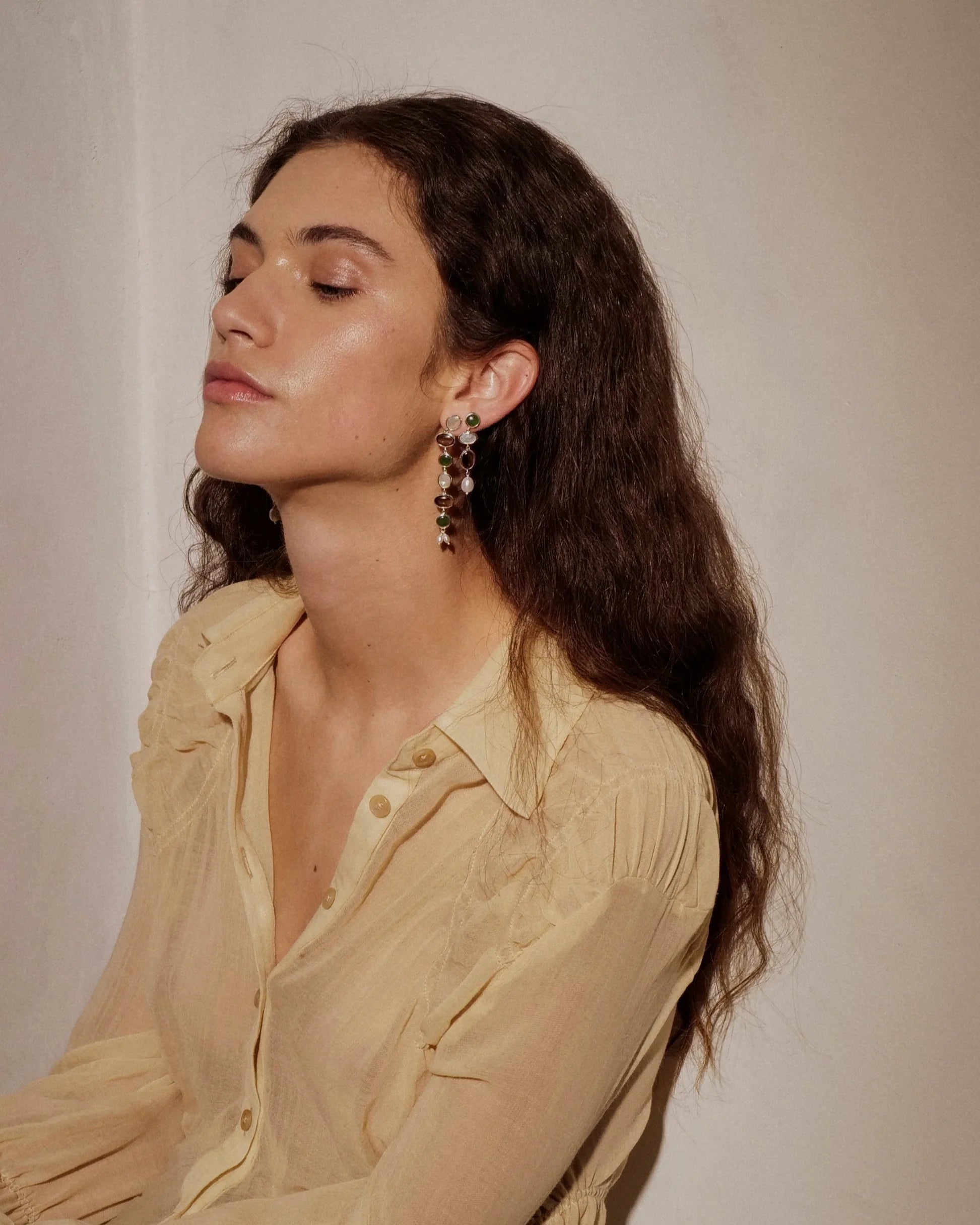 Long Annika Earrings by Pamela Love - At Present Jewelry