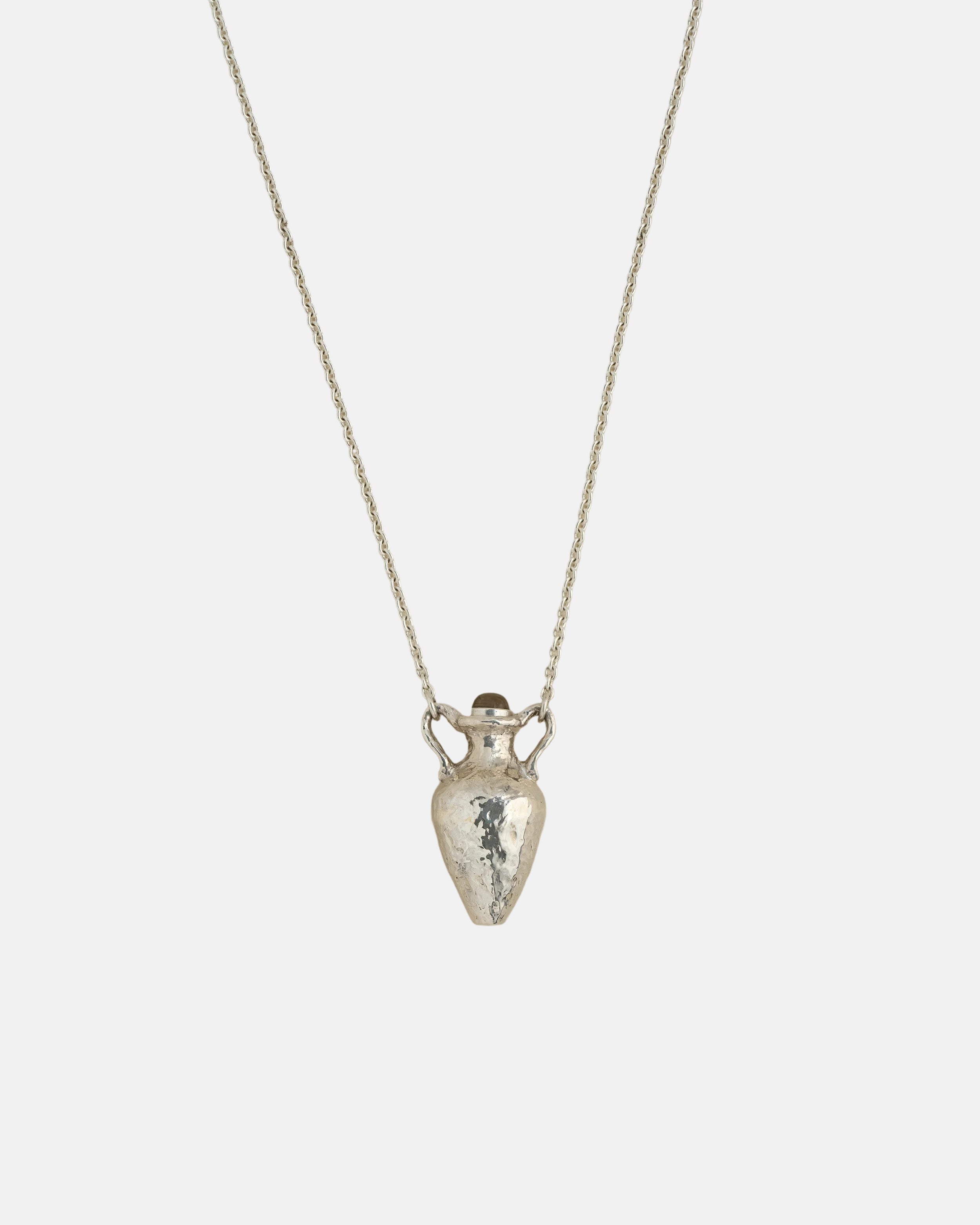 Perfume Amphora Necklace, Silver by Pamela Love - At Present Jewelry