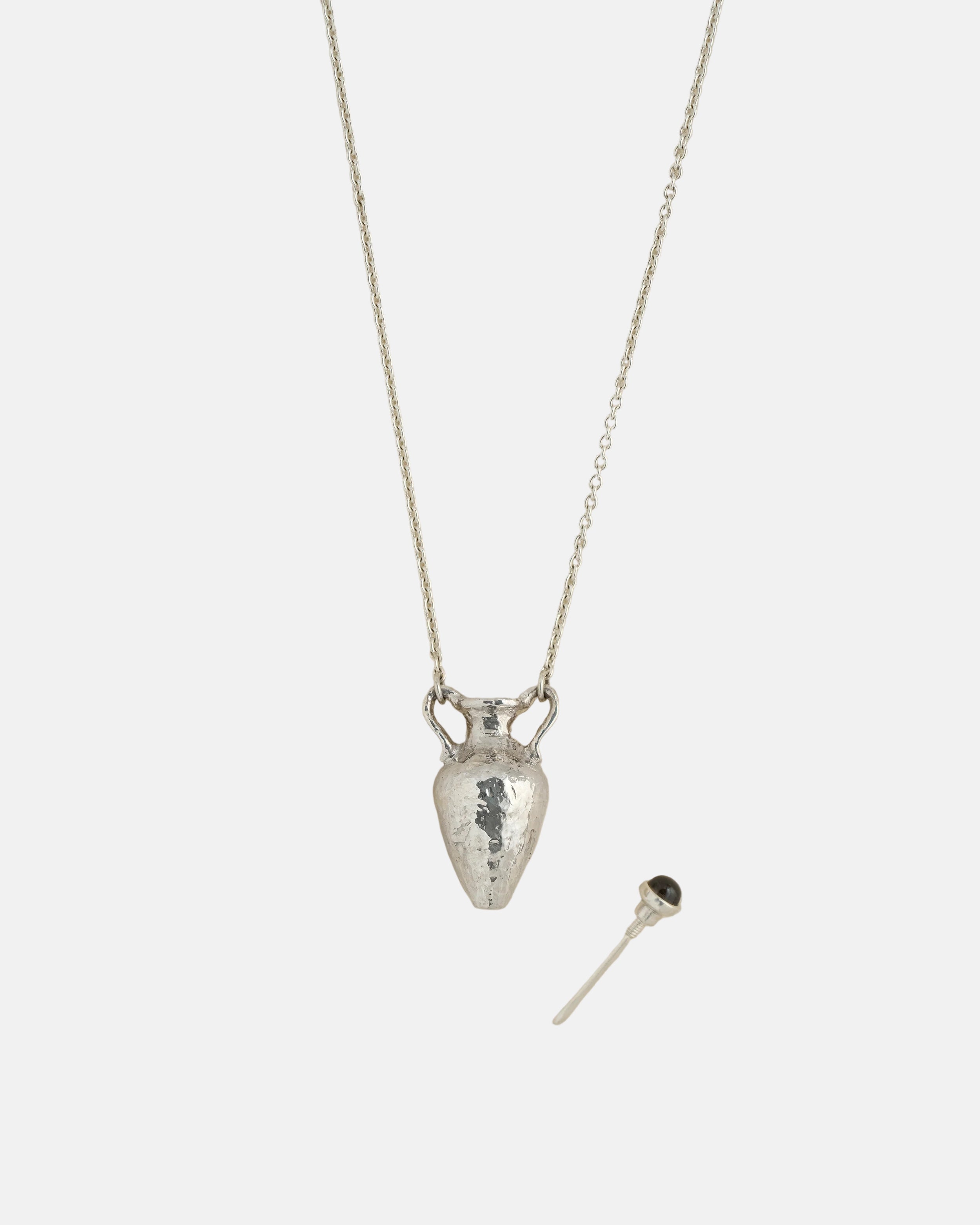 Perfume Amphora Necklace, Silver by Pamela Love - At Present Jewelry