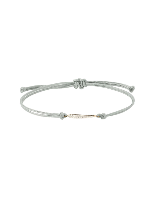 Nina Diamond Cord Bracelet by PDPaola - At Present Jewelry