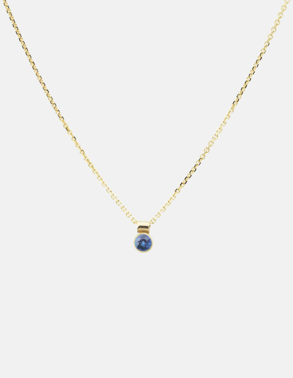 Solo Necklace, Birthstone by White/Space - At Present Jewelry