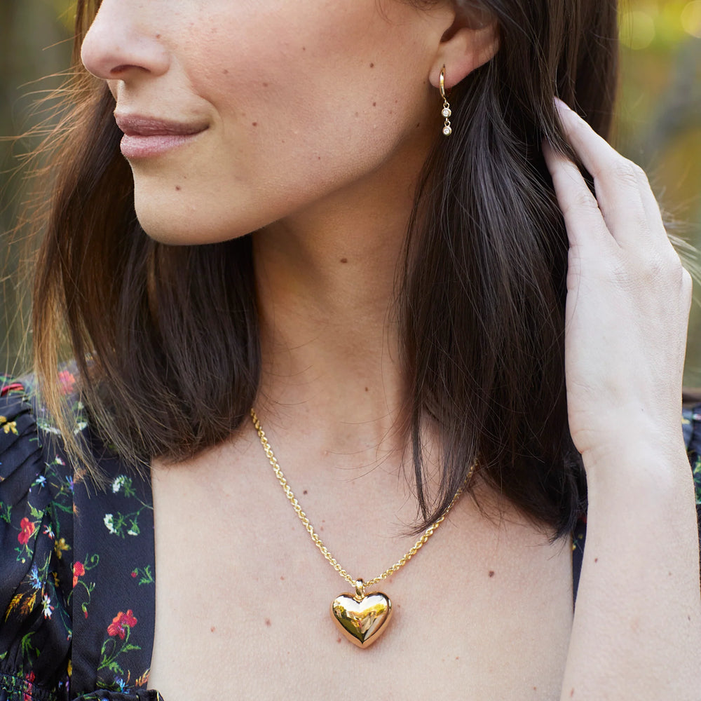 XL Helium Heart Pendant by Ariel Gordon Jewelry - At Present Jewelry