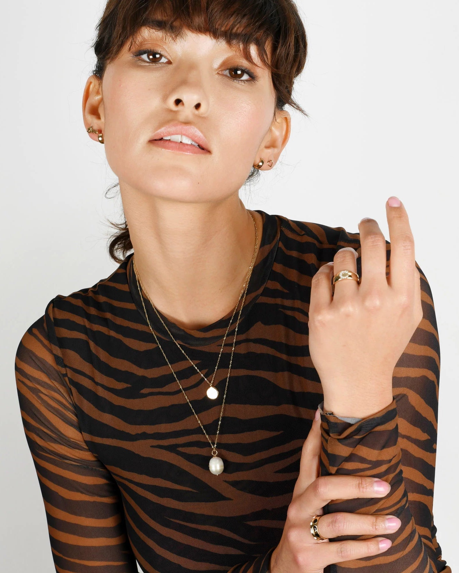 Baroque Pearl Drop Necklace by Ariel Gordon - At Present Jewelry