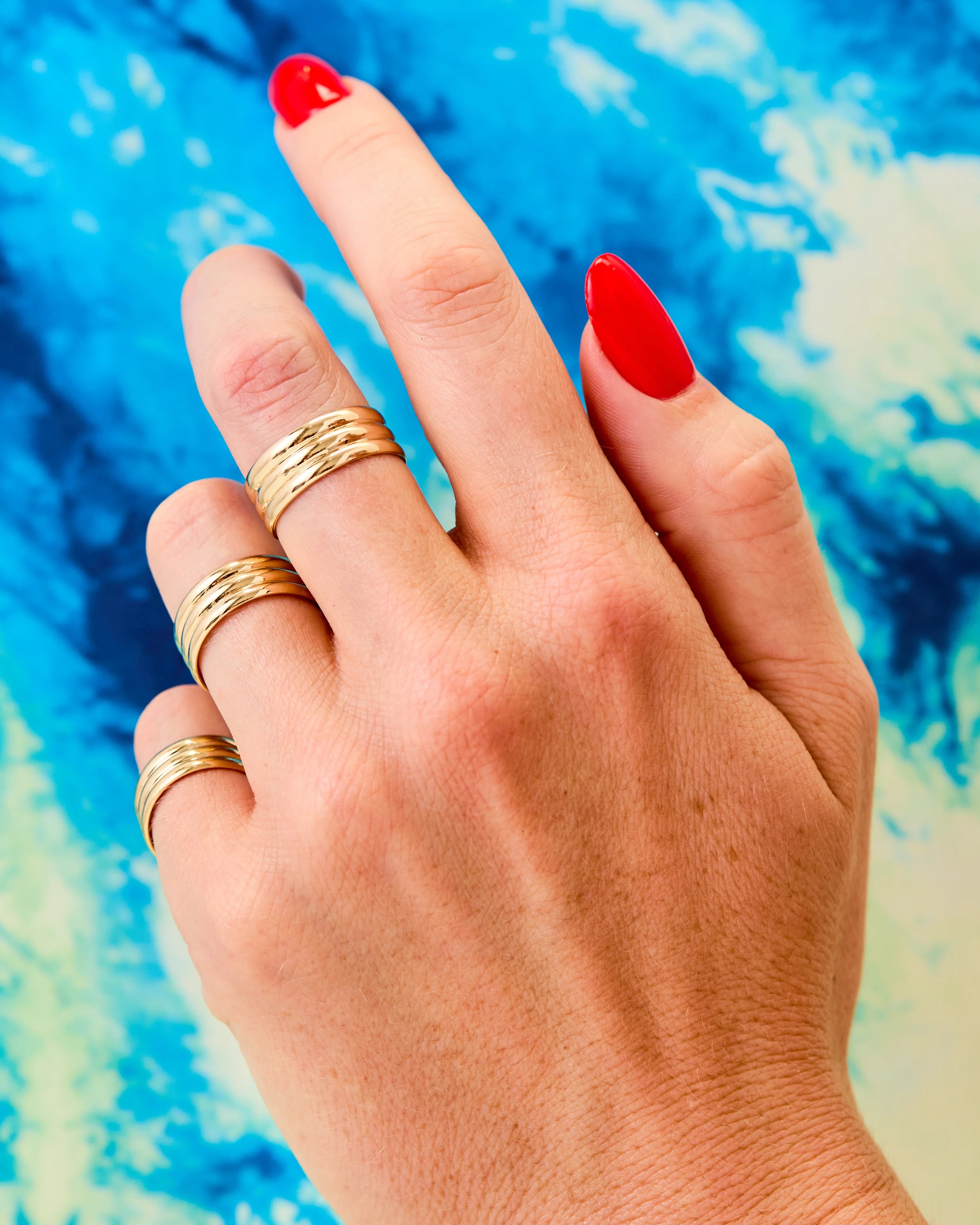 Triptych Ring by Ariel Gordon Jewelry - At Present Jewelry