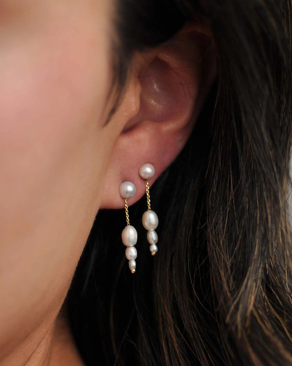 Petite Palazzo Earrings by White/Space - At Present Jewelry