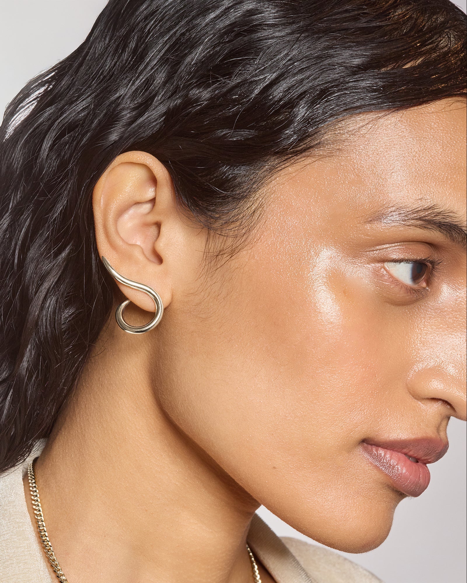 Spindle Earrings in Silver by Lady Grey - At Present Jewelry