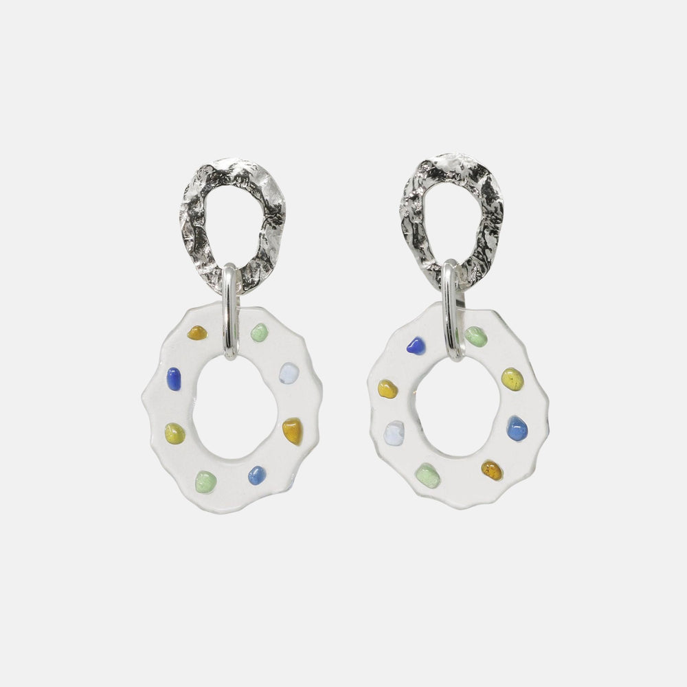 High Tide Earrings in Spectrum by CLED - At Present Jewelry