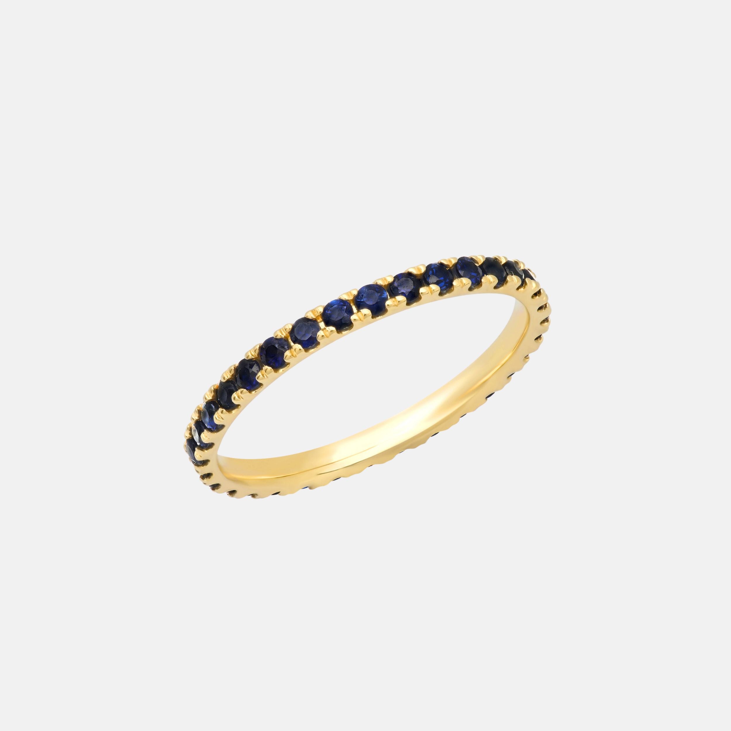 Standard Sapphire Eternity Band by Eriness - At Present Jewelry