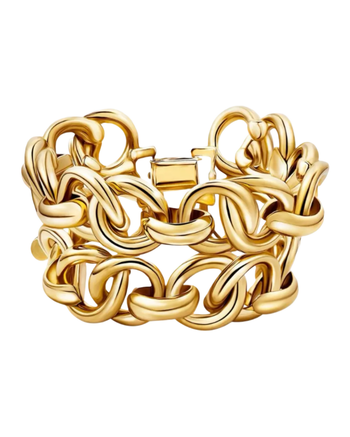 Lui Charon ゴールドブレスレット Christina Caruso Love Link Bracelet - At Present Jewelry