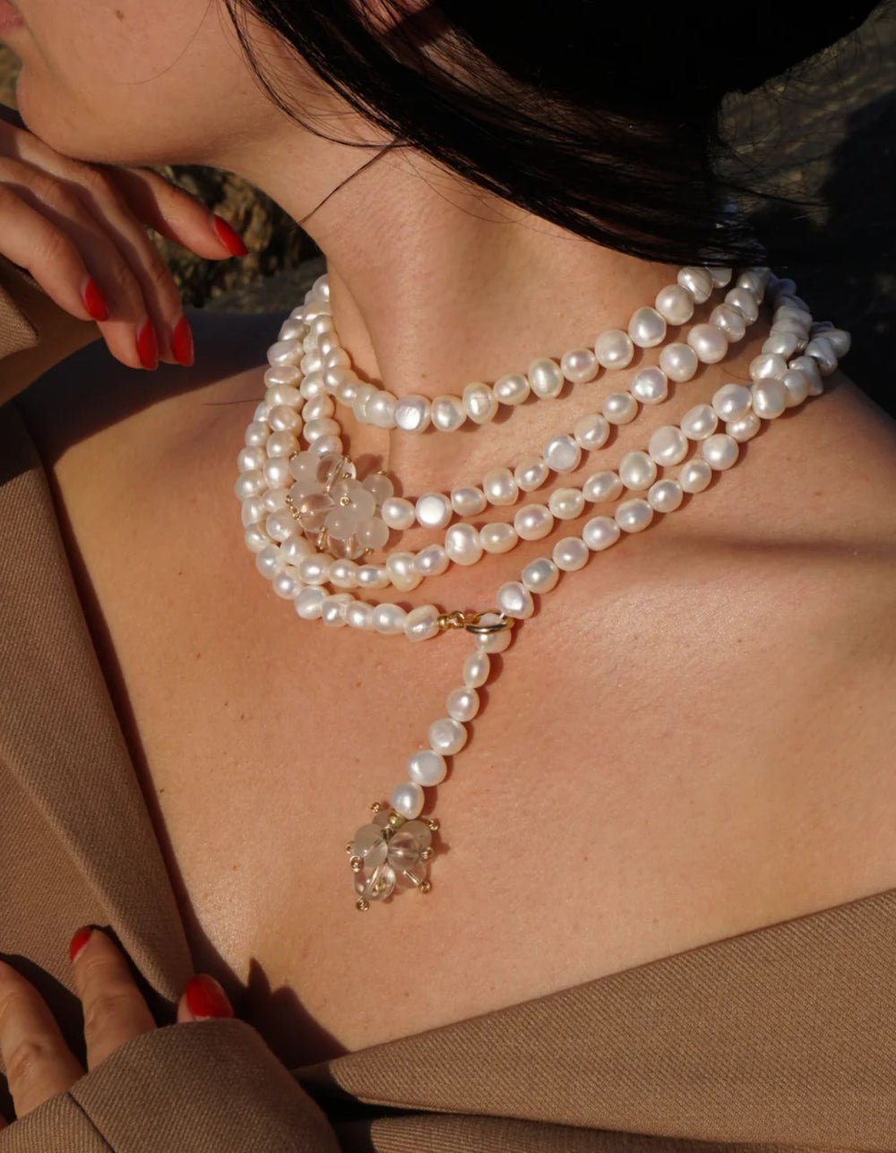 Pearl Cluster Collar