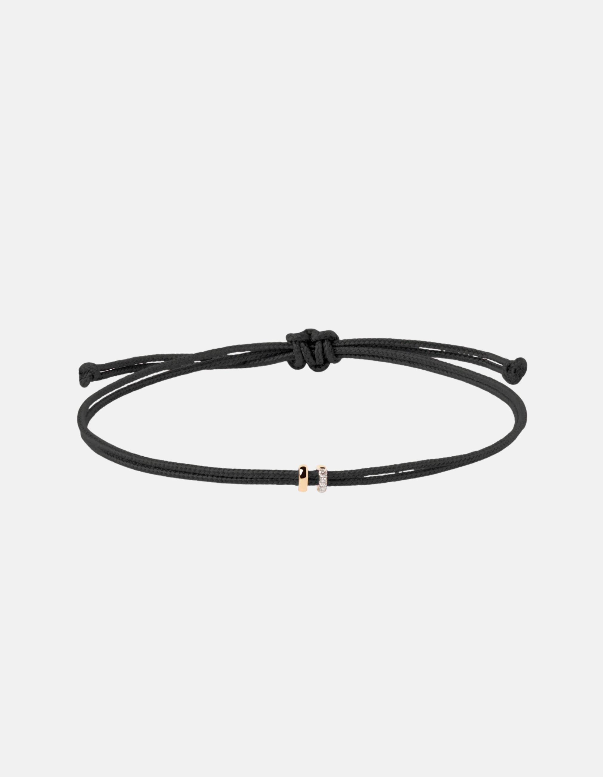 Amy Diamond Cord Bracelet by PDPaola - At Present Jewelry