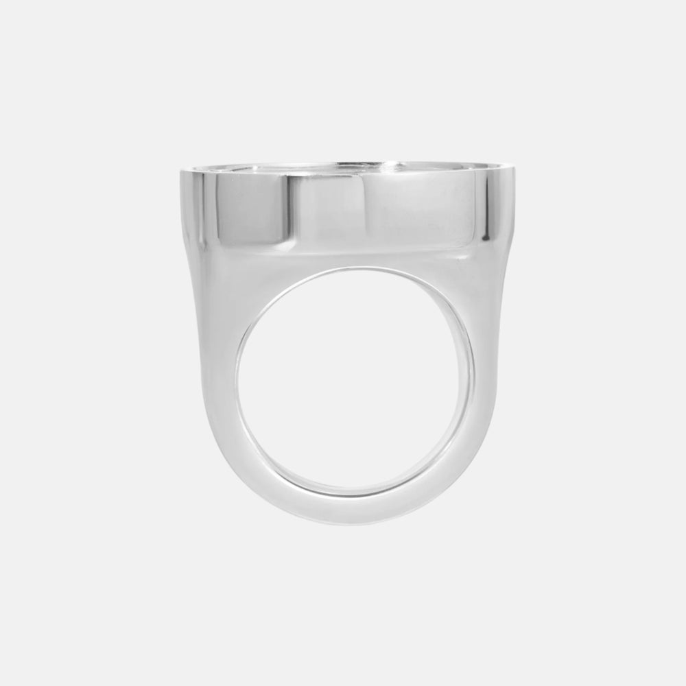 Chubby Maze Ring, Silver by Monbouquette - At Present Jewelry