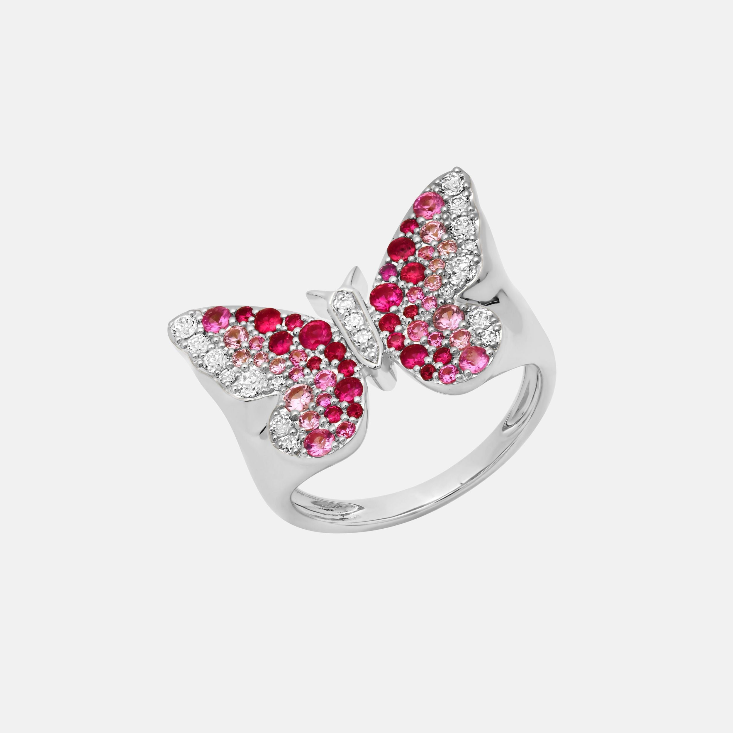 Ombré Butterfly Signet Ring by Eriness - At Present Jewelry