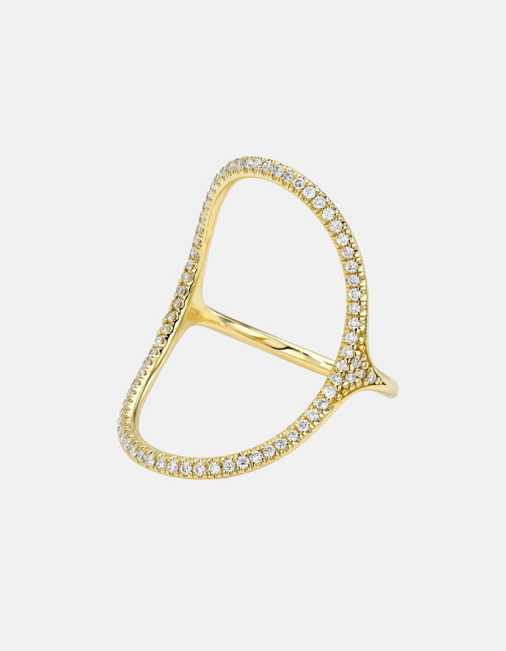 Continuity Pavé Ring by White/Space - At Present Jewelry