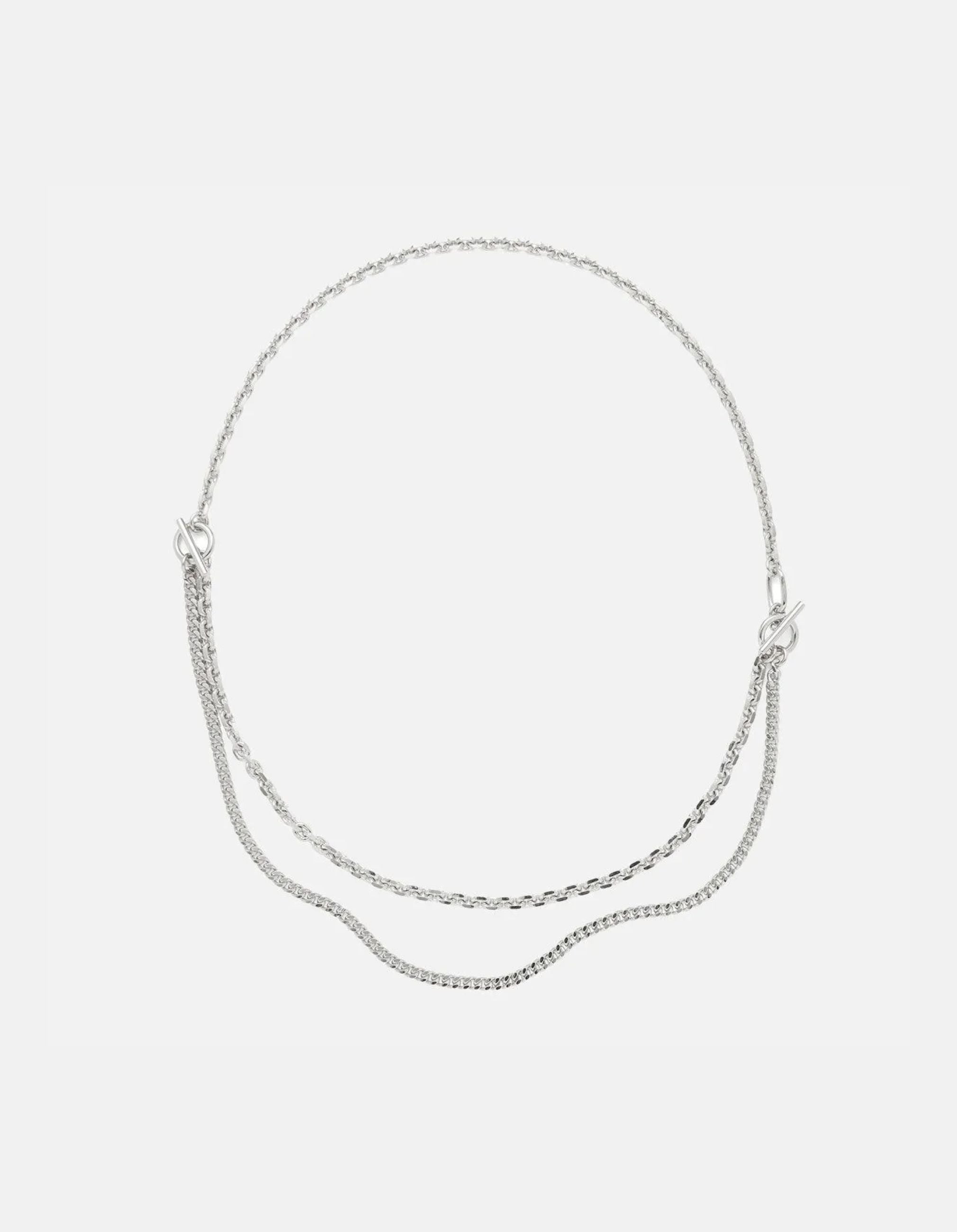 3 Way Necklace in Silver by Lady Grey - At Present Jewelry