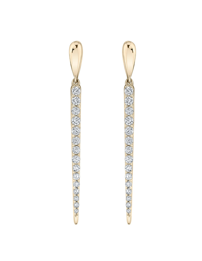 Pavé Tempest Line Earrings