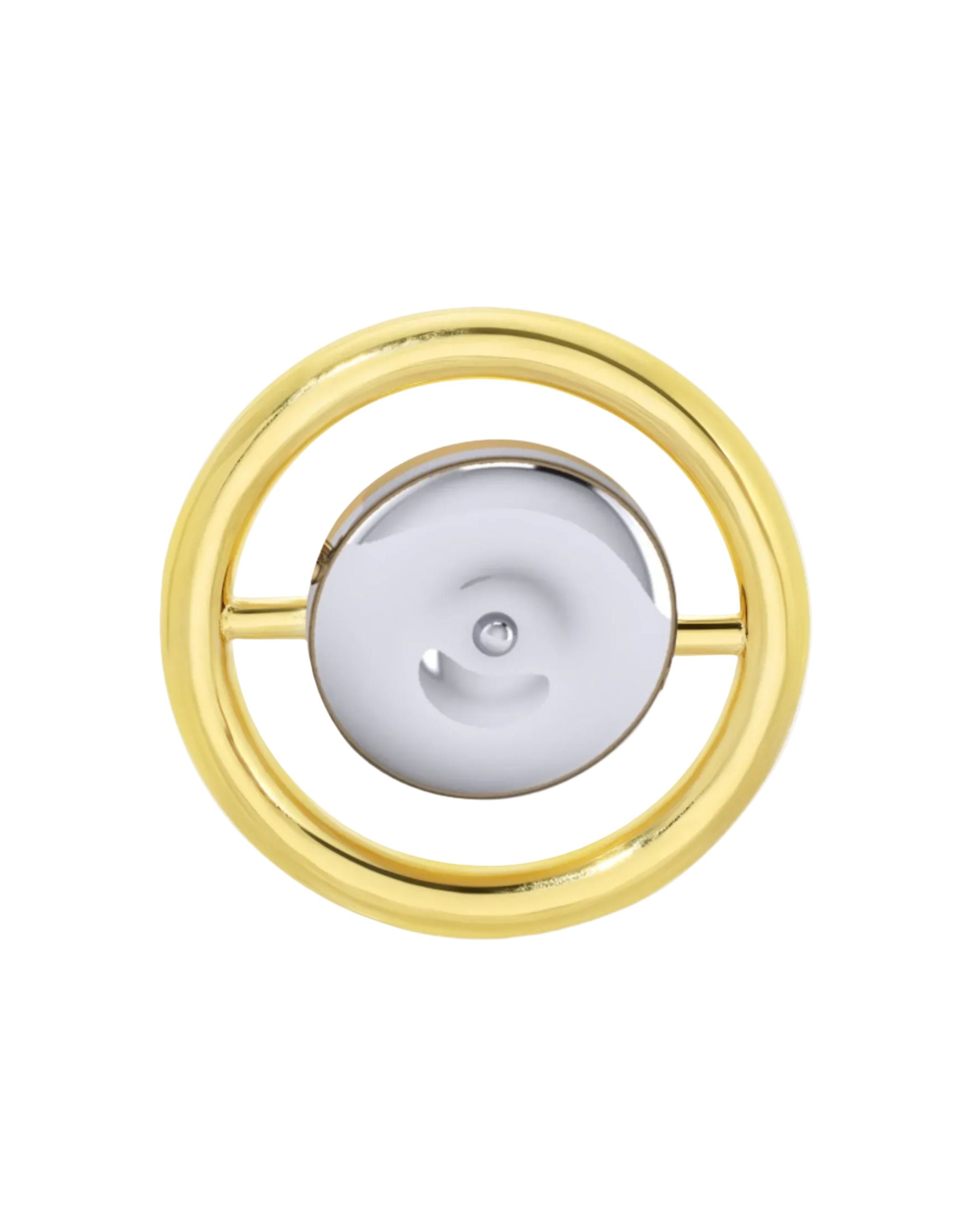Reversible Bullseye Brooch