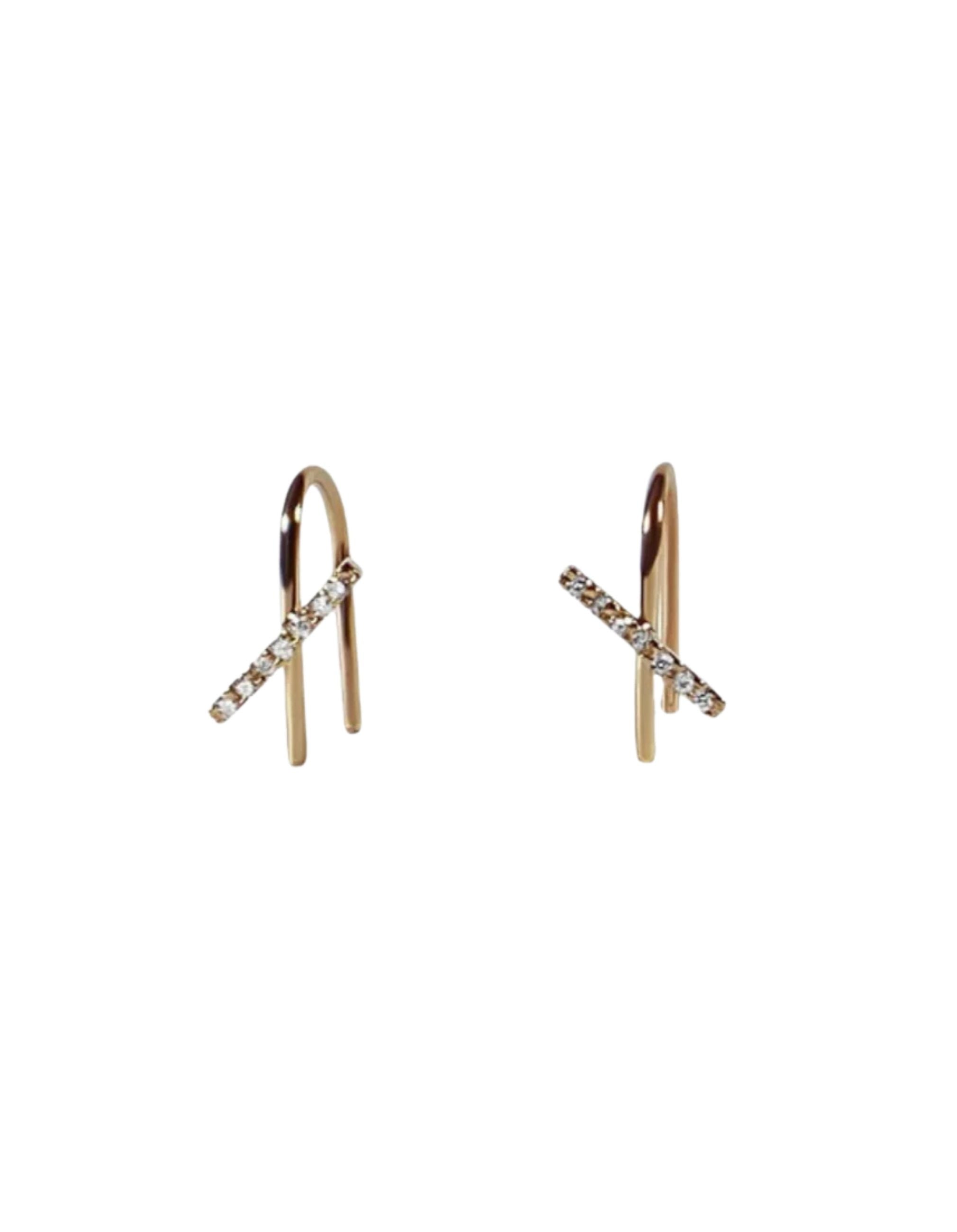 Labulgara Horizon Mini Thread Earring - At Present Jewelry