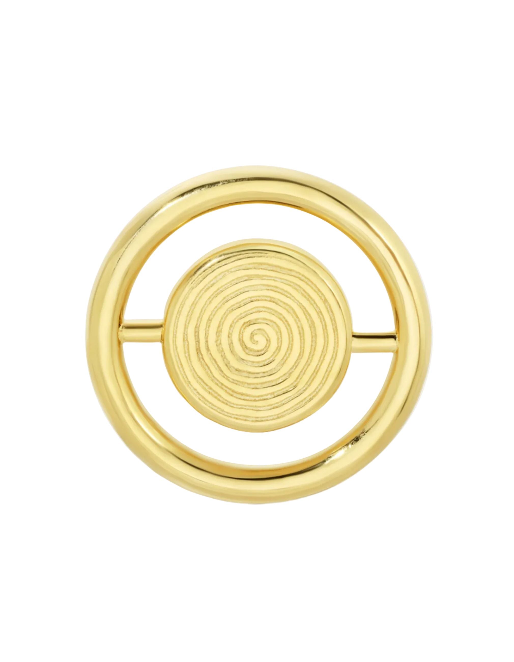 Reversible Bullseye Brooch