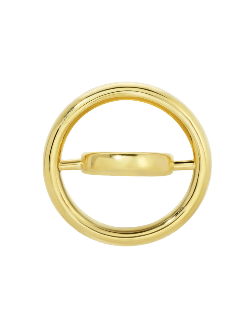 Reversible Bullseye Brooch