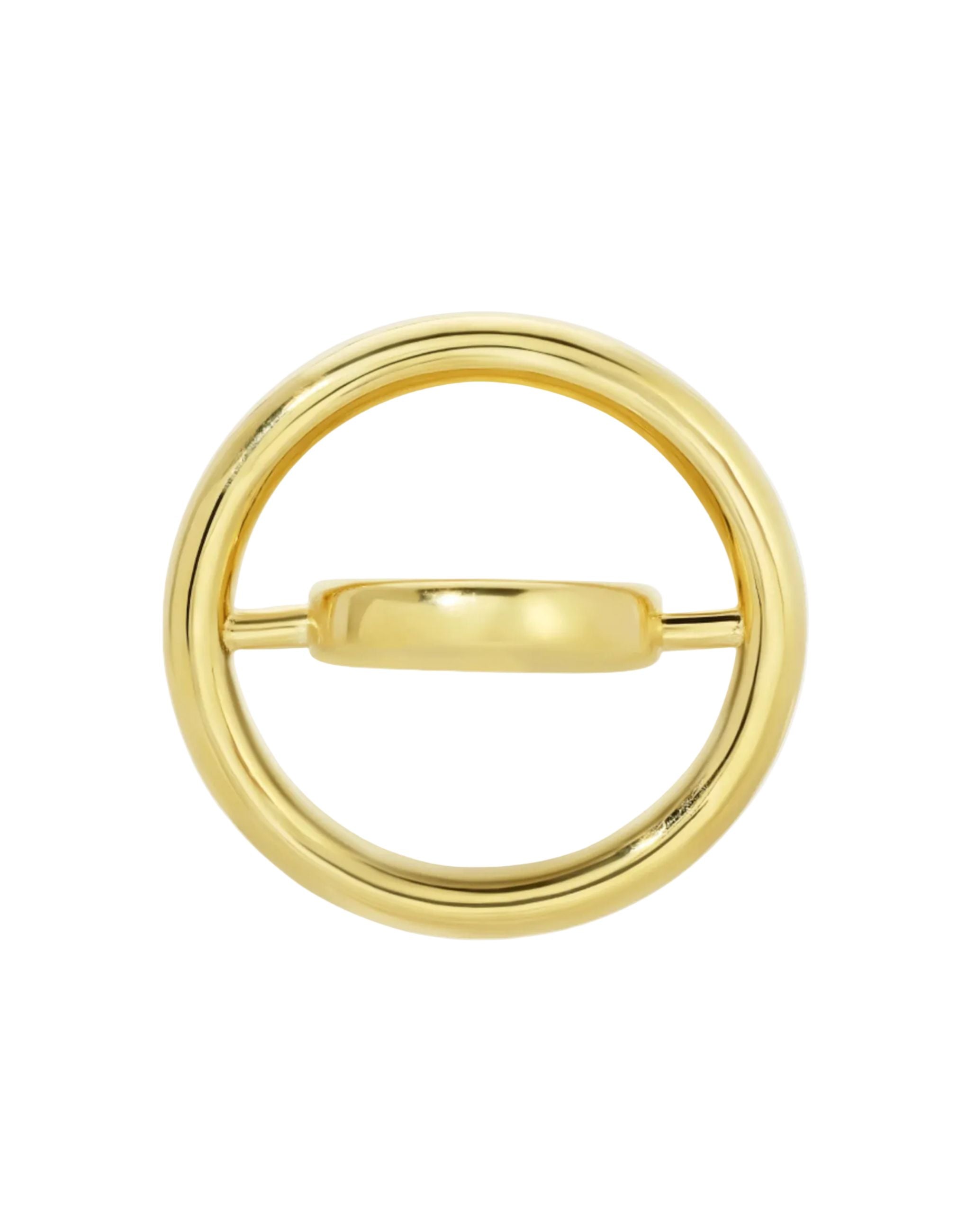 Reversible Bullseye Brooch