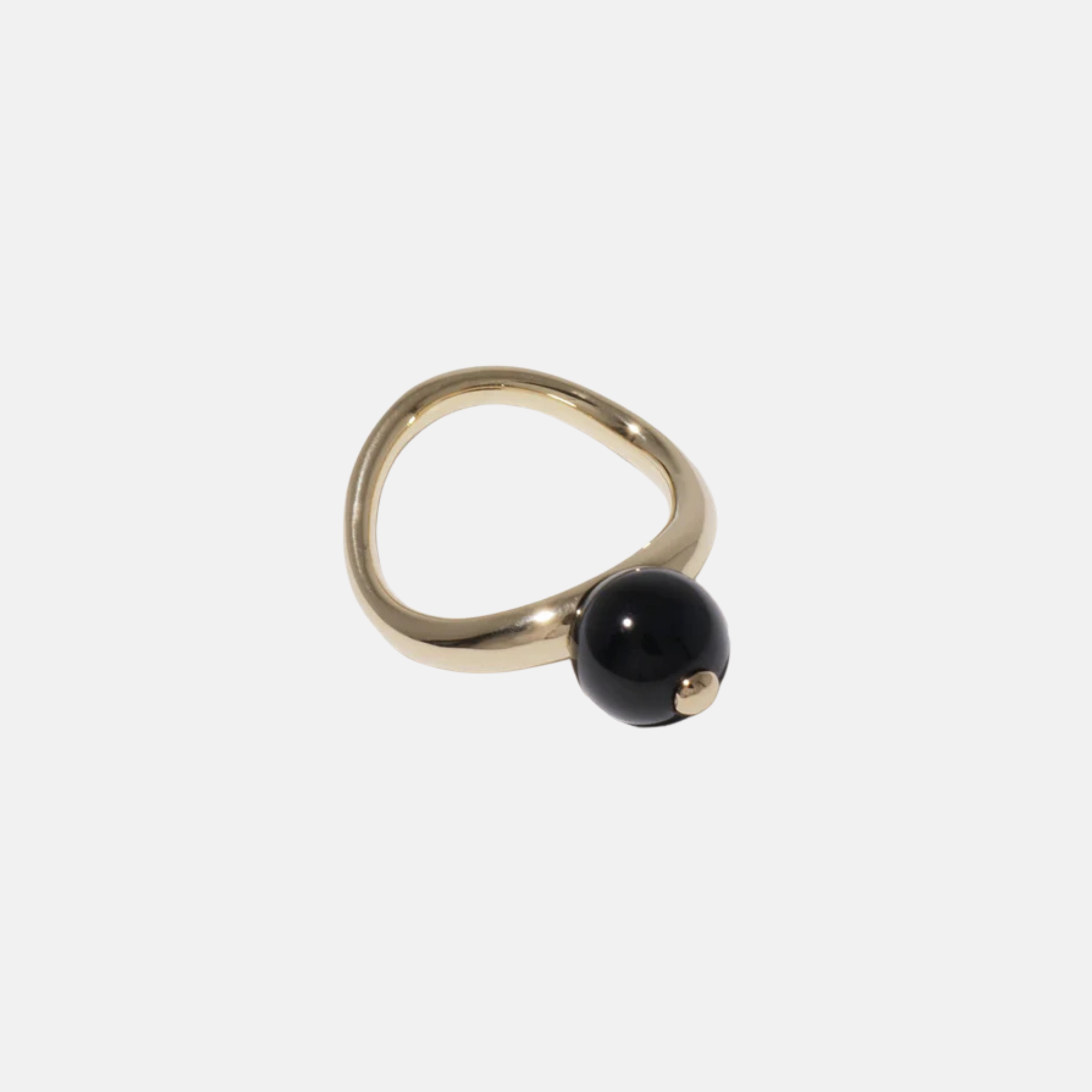 Pea Curve Ring | Large by CLED - At Present Jewelry
