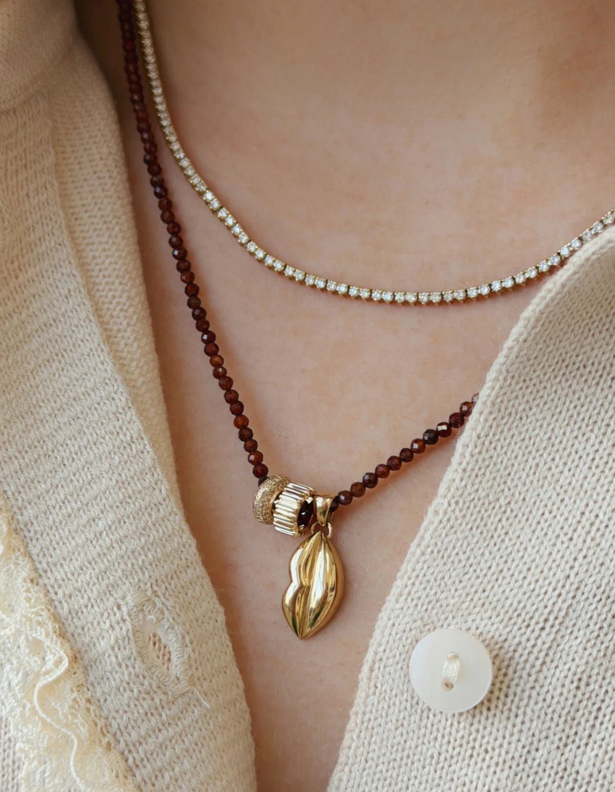 Rondelle Bead Necklace