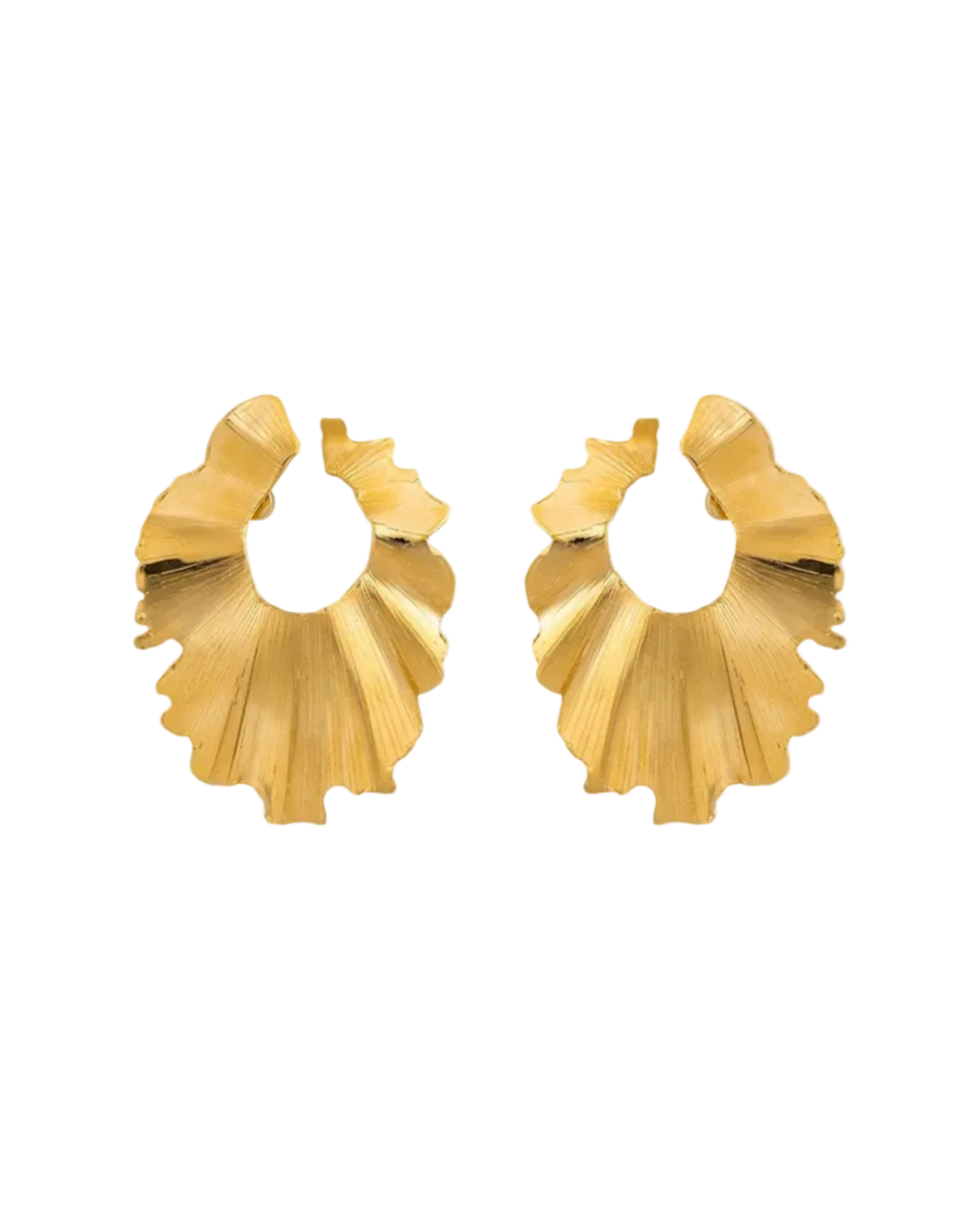 Palm Leaf Earring by Christina Caruso - At Present Jewelry