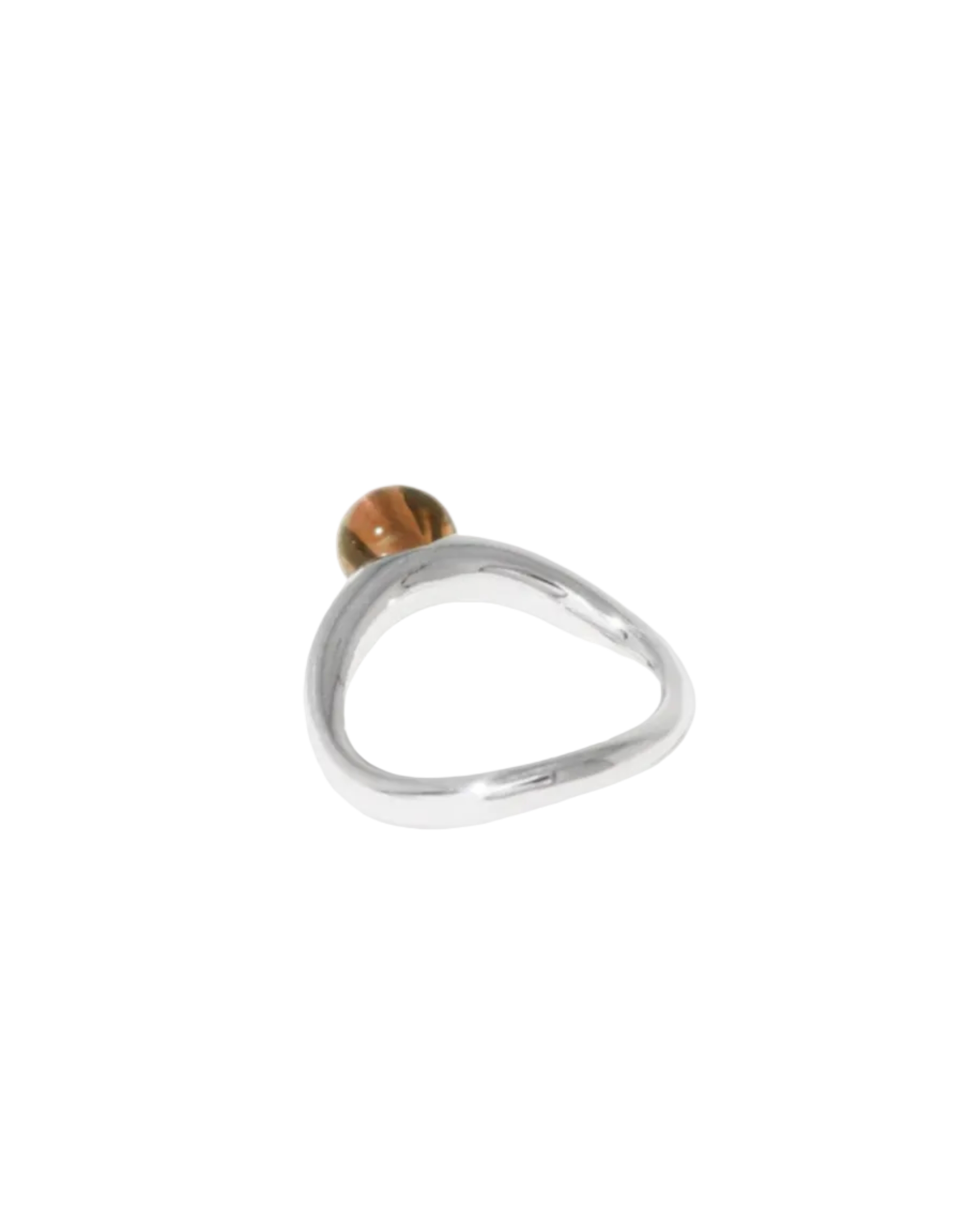 Pea Curve Ring | Large by CLED - At Present Jewelry