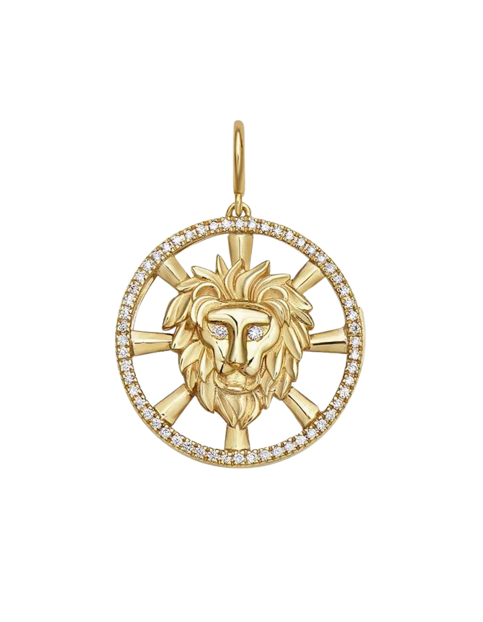 Seasons Lion Interchangeable Gemstone Charm