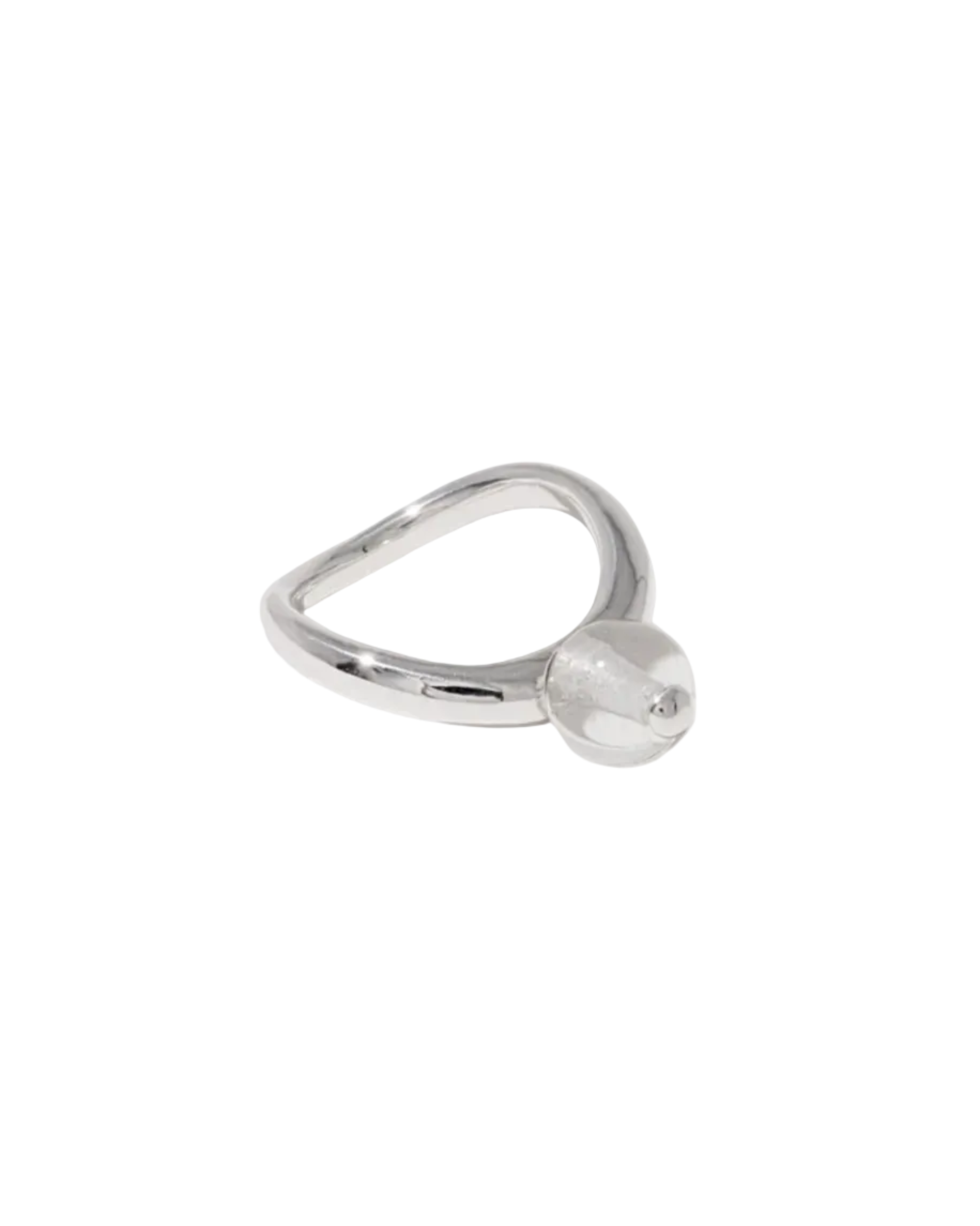 Pea Curve Ring | Large by CLED - At Present Jewelry