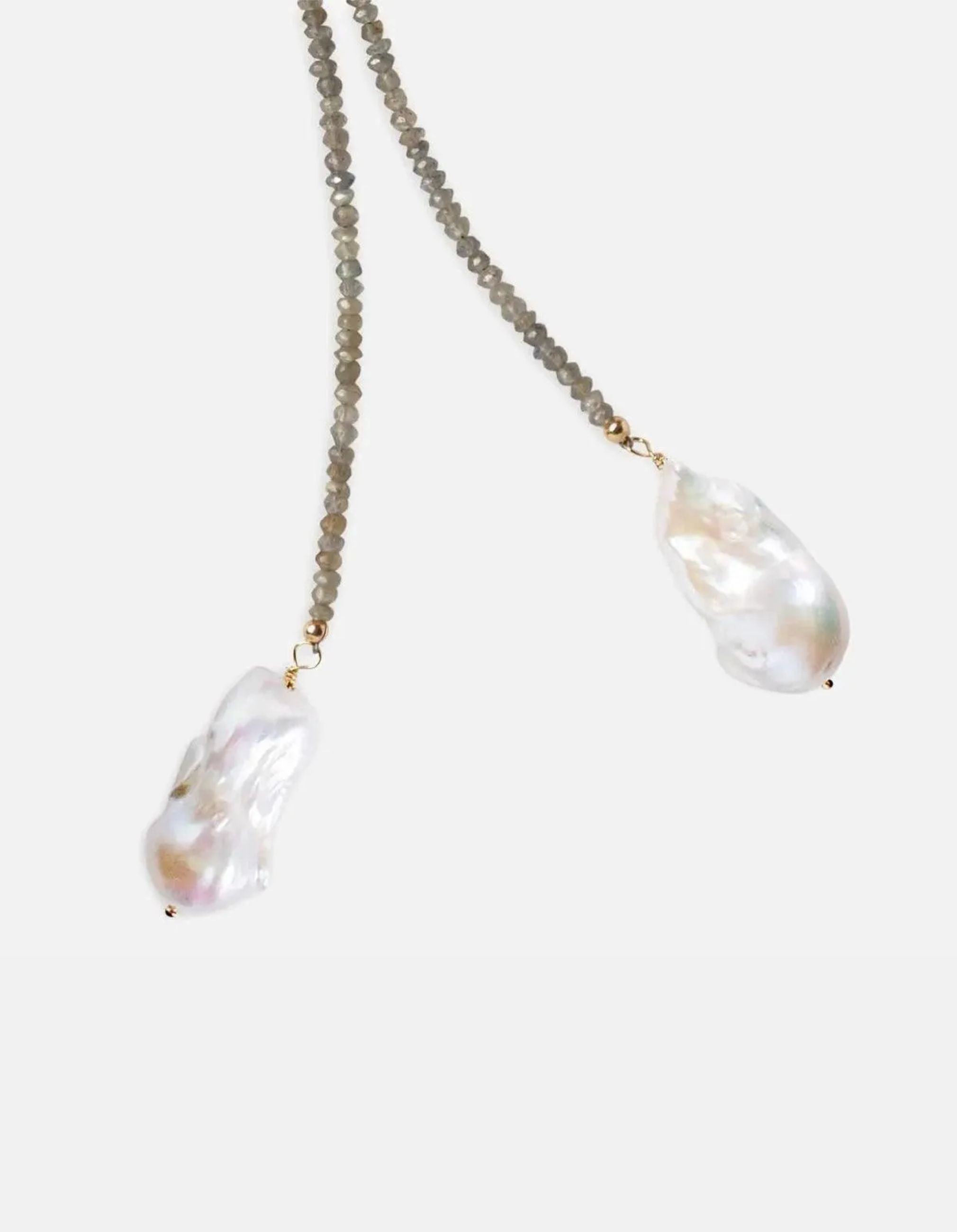 Labradorite Classic Gemstone Lariat by Joie DiGiovanni - At Present Jewelry