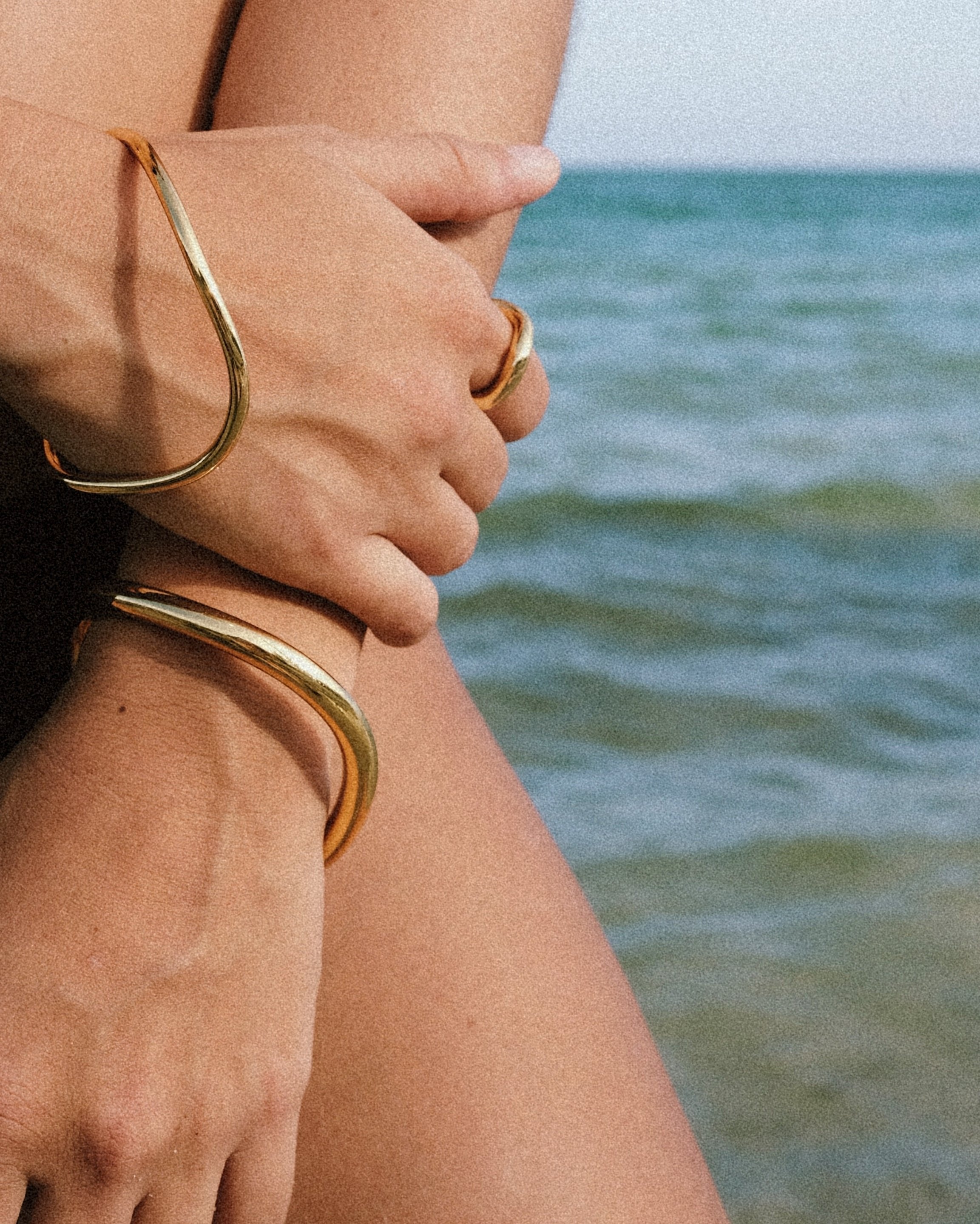 It Comes in Waves Bangle by Anita Berisha - At Present Jewelry