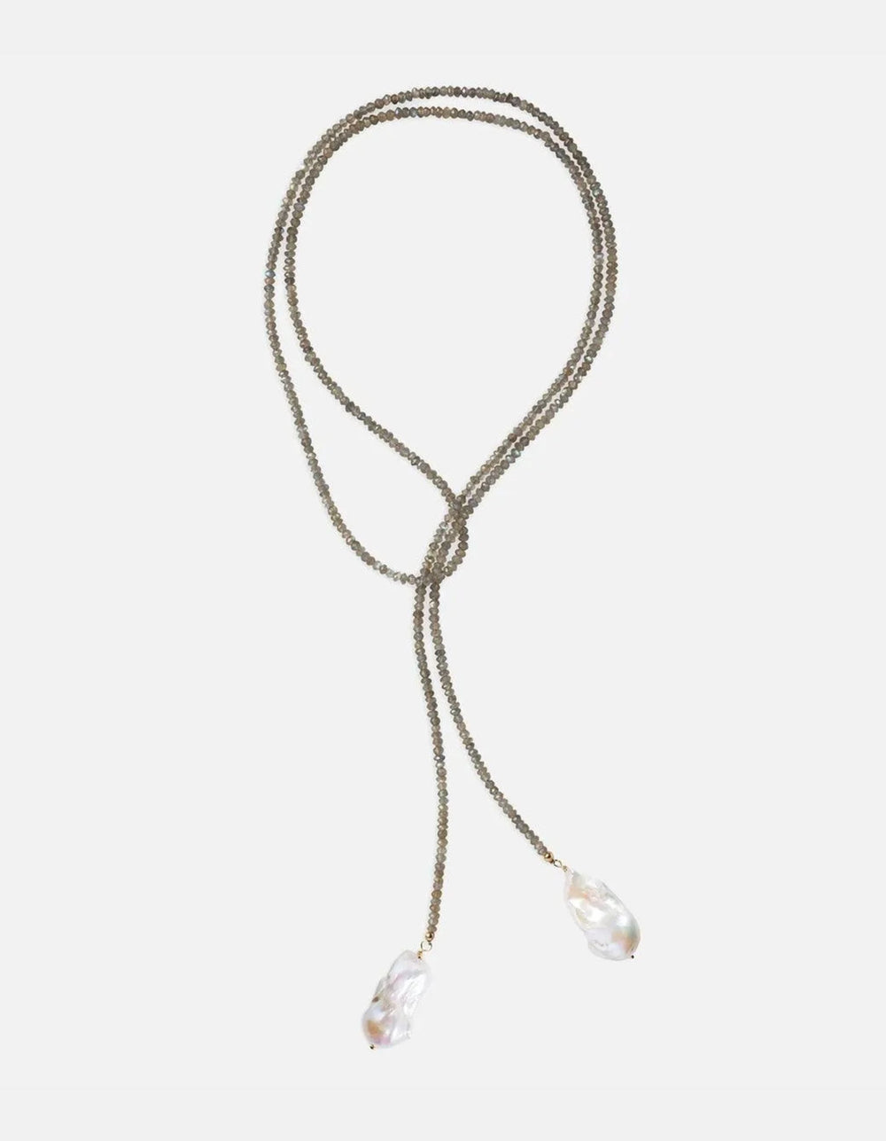 Labradorite Classic Gemstone Lariat by Joie DiGiovanni - At Present Jewelry