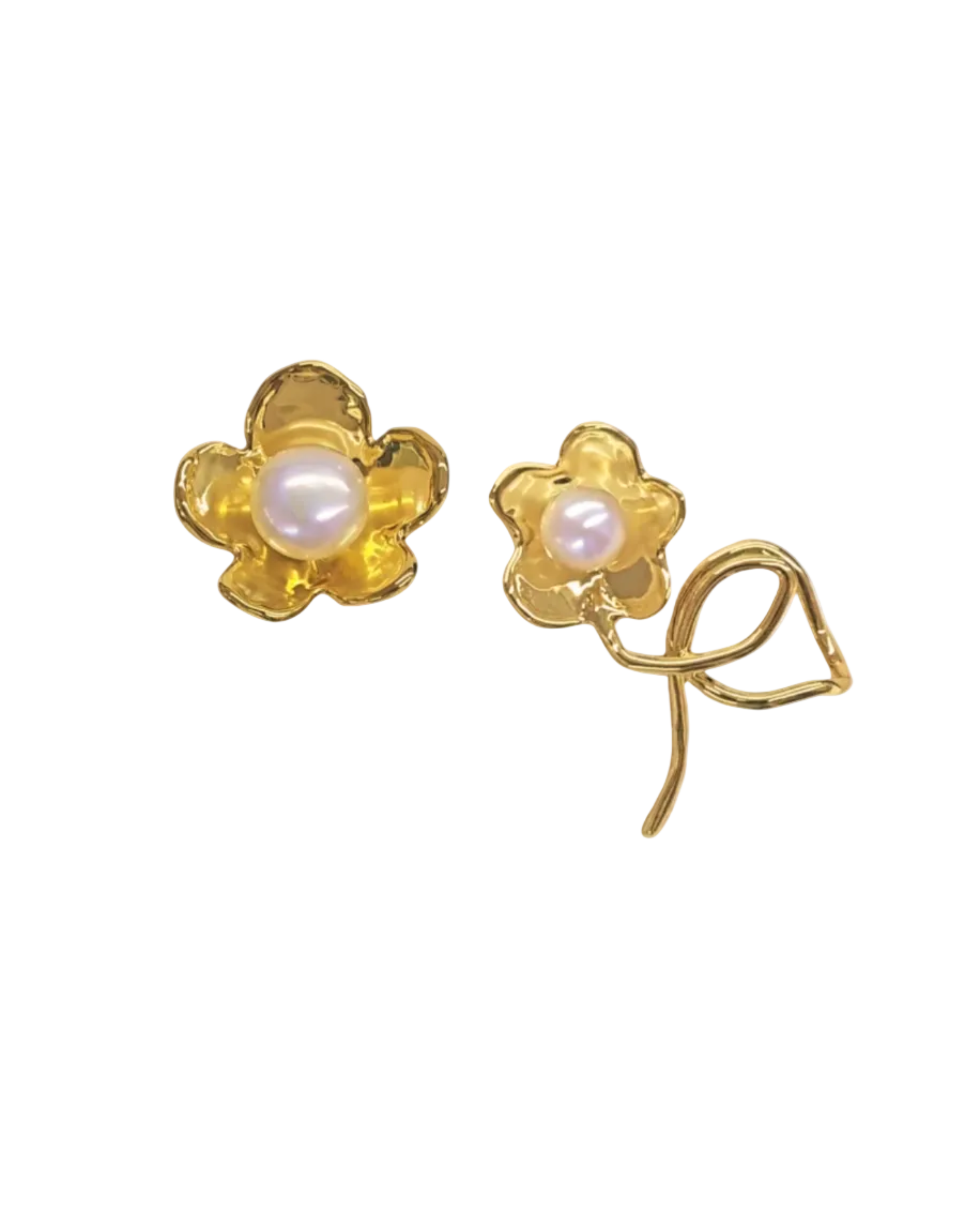 Pearl Studded Earrings by Anita Berisha - At Present Jewelry