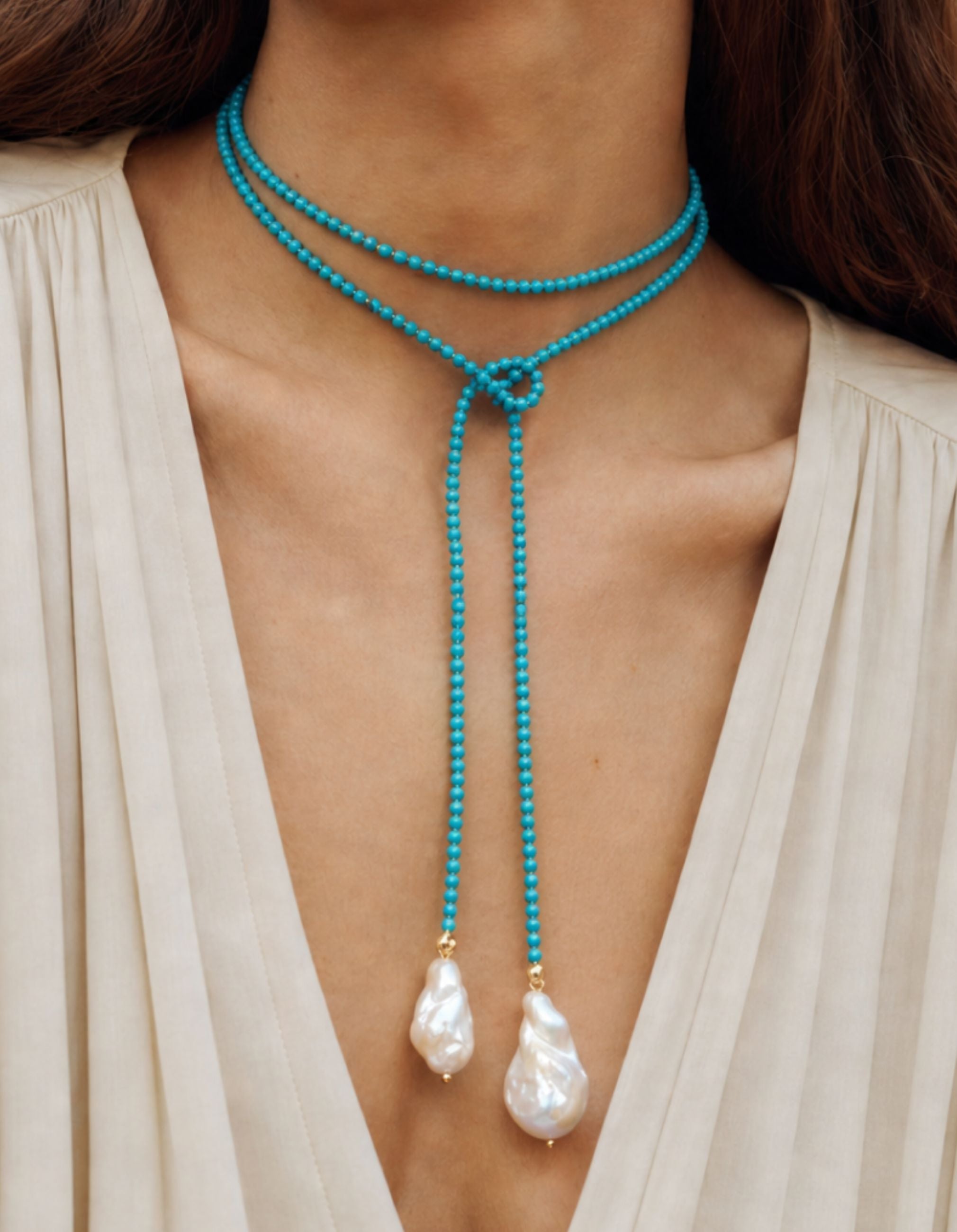 Classic Gemstone Lariat